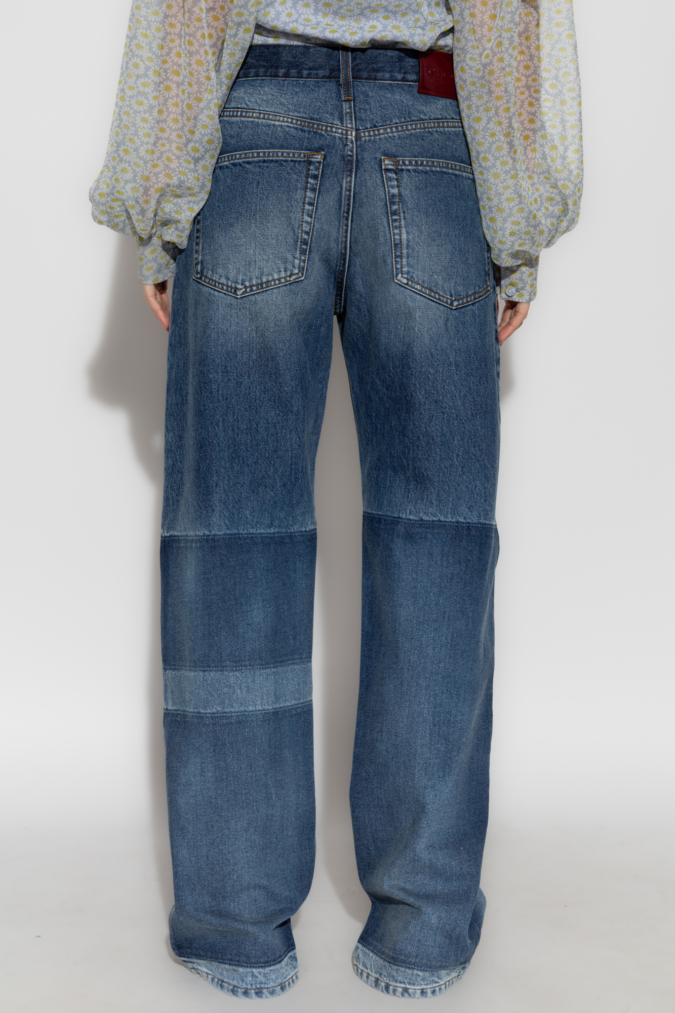 デニム・ジーパン GUCCI Woman Jeans Blue 832802XDC9Z 4681 Oversized Jean | GUCCI | elysewalker